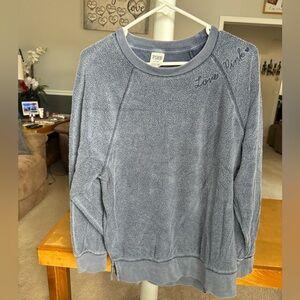 Pink/Victorias Secret Blue Sweatshirt